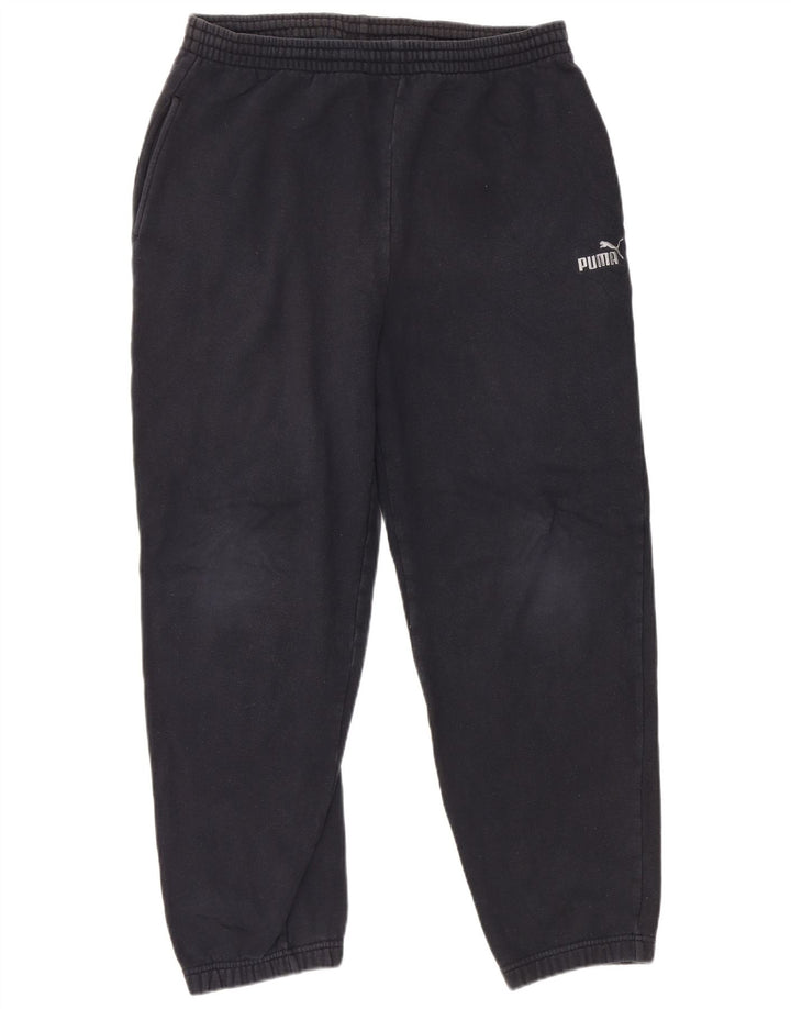 Pantaloni de trening Puma pentru bărbați Pantaloni de jogging, bumbac mediu albastru bleumarin