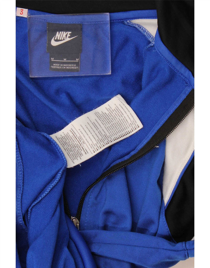 Jachetă de trening pentru bărbați Nike, albastru mediu, poliester bloc de culoare