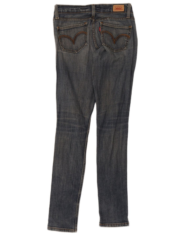 Blugi skinny învechiți 524 Too Superlow Levi's pentru femei US 0 XS W30 L30 Albastru