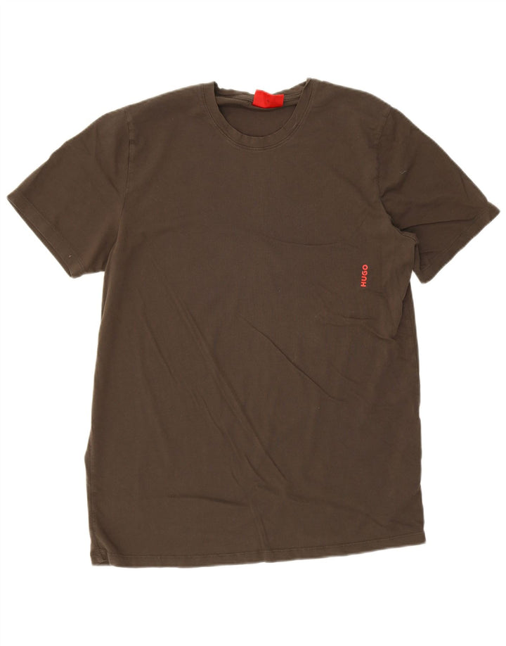 Tricou pentru bărbați Hugo Boss Top XL bumbac gri