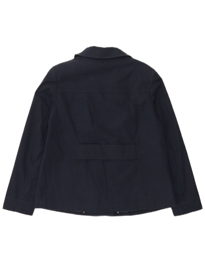 Palton pentru femei Marks & Spencer UK 10 mic din bumbac bleumarin