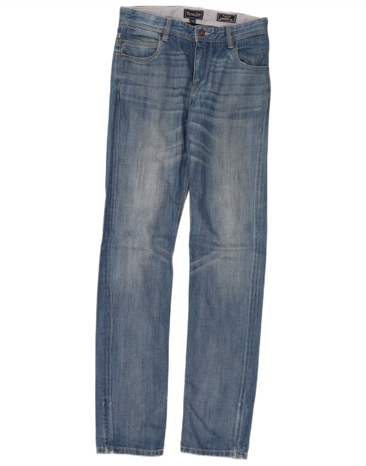 Massimo Dutti Blugi Drepți Băieți 13-14 Ani L30 L34 Albastru