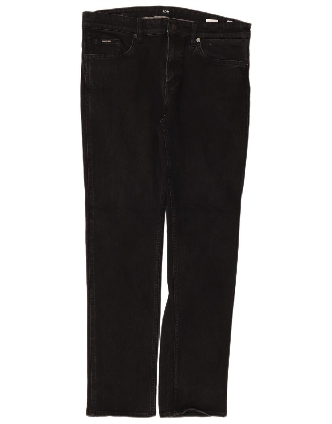 Blugi slim pentru bărbați Hugo Boss W32 L30 bumbac negru