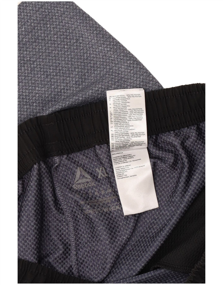 Pantaloni scurți sport pentru bărbați Reebok XL poliester gri