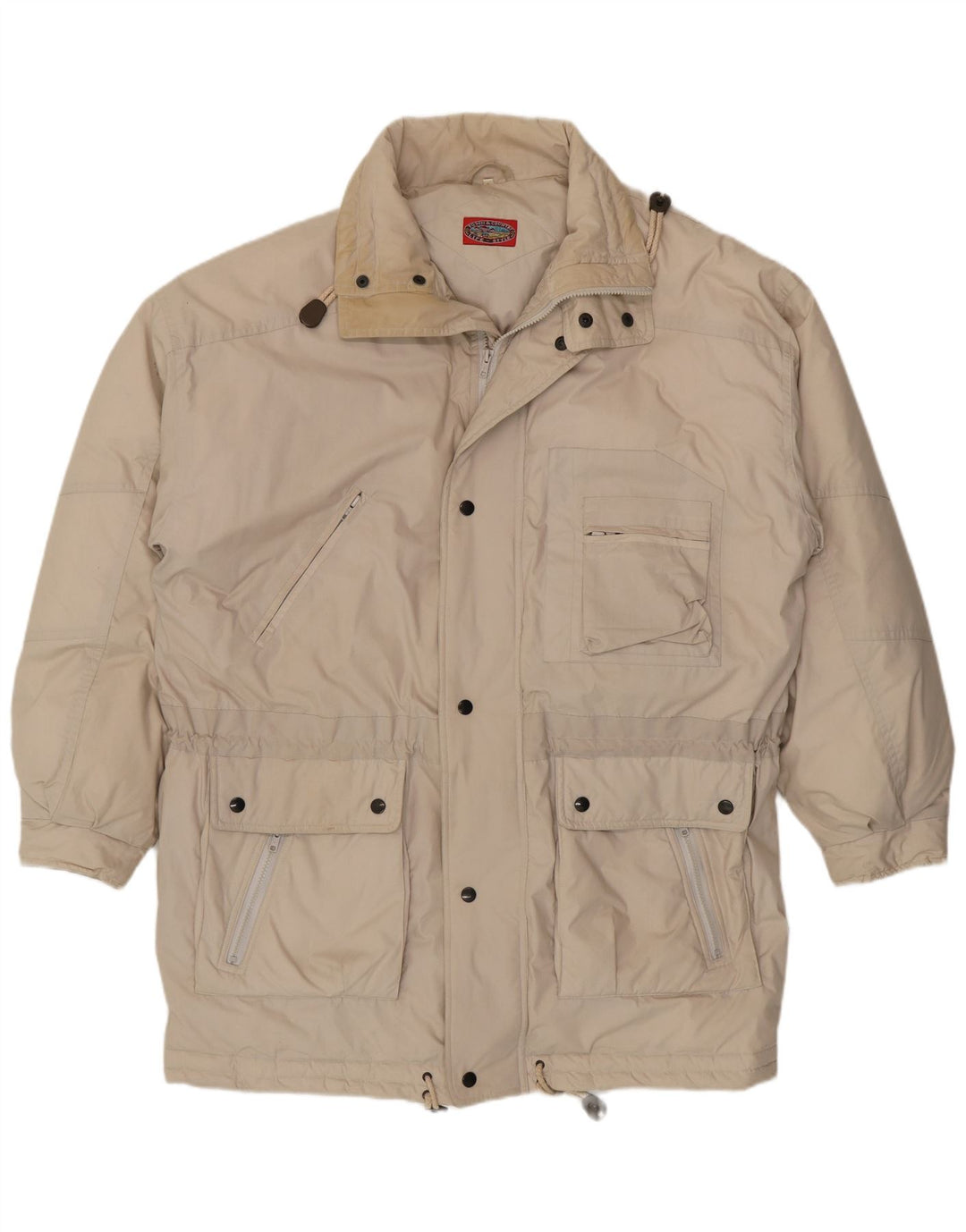 Palton căptușit vintage pentru bărbați UK 42 XL Bej