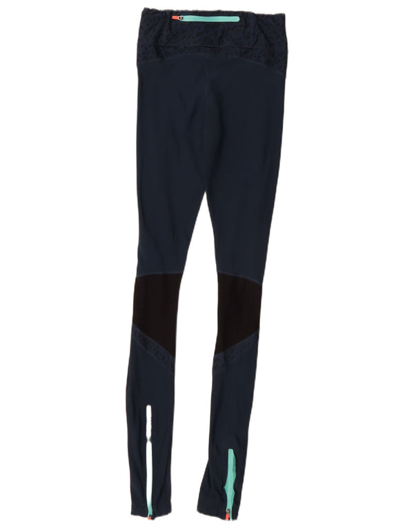 Leggings pentru femei Sweaty Betty UK 6 XS Albastru din poliamidă color bloc