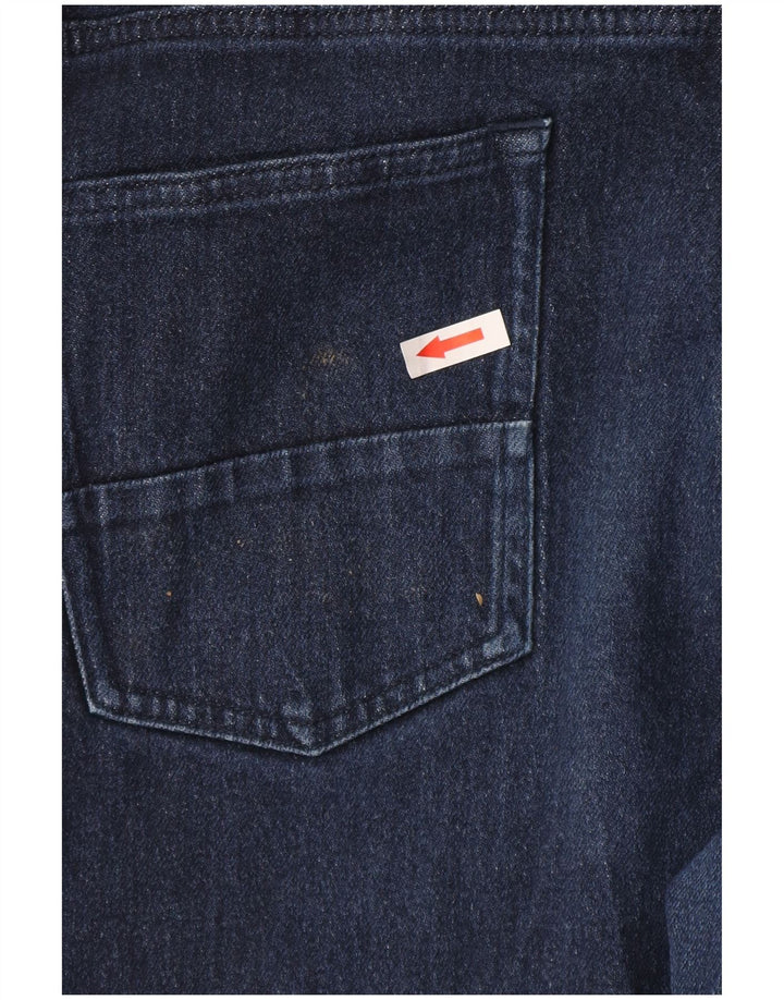 Massimo Dutti Blugi conici pentru bărbați L38 L28 Bumbac bleumarin