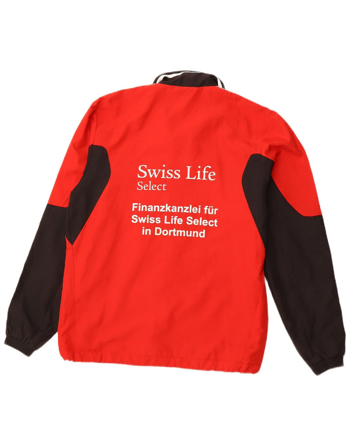 Jachetă de top pentru trening grafic ADIDAS pentru bărbați UK 38/40 Medium Red Colorblock