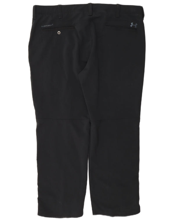 Pantaloni chino drepti pentru bărbați Under Armour Cold Gear W42 L30 bleumarin