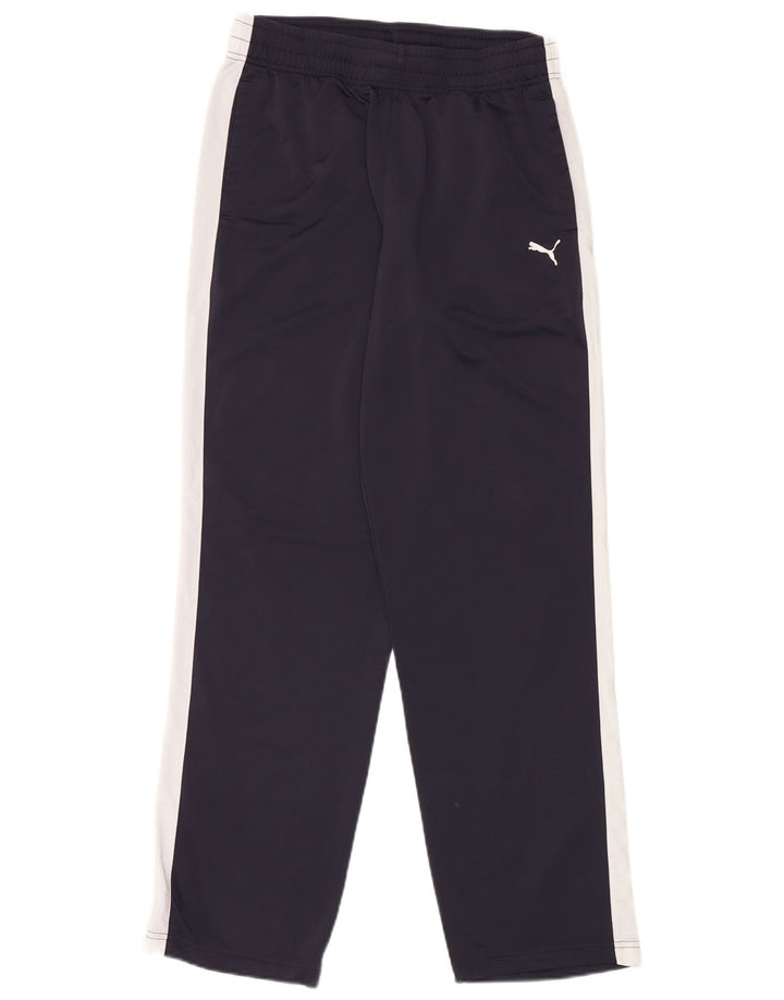 Pantaloni de trening PUMA pentru bărbați, mari, bleumarin, poliester color bloc