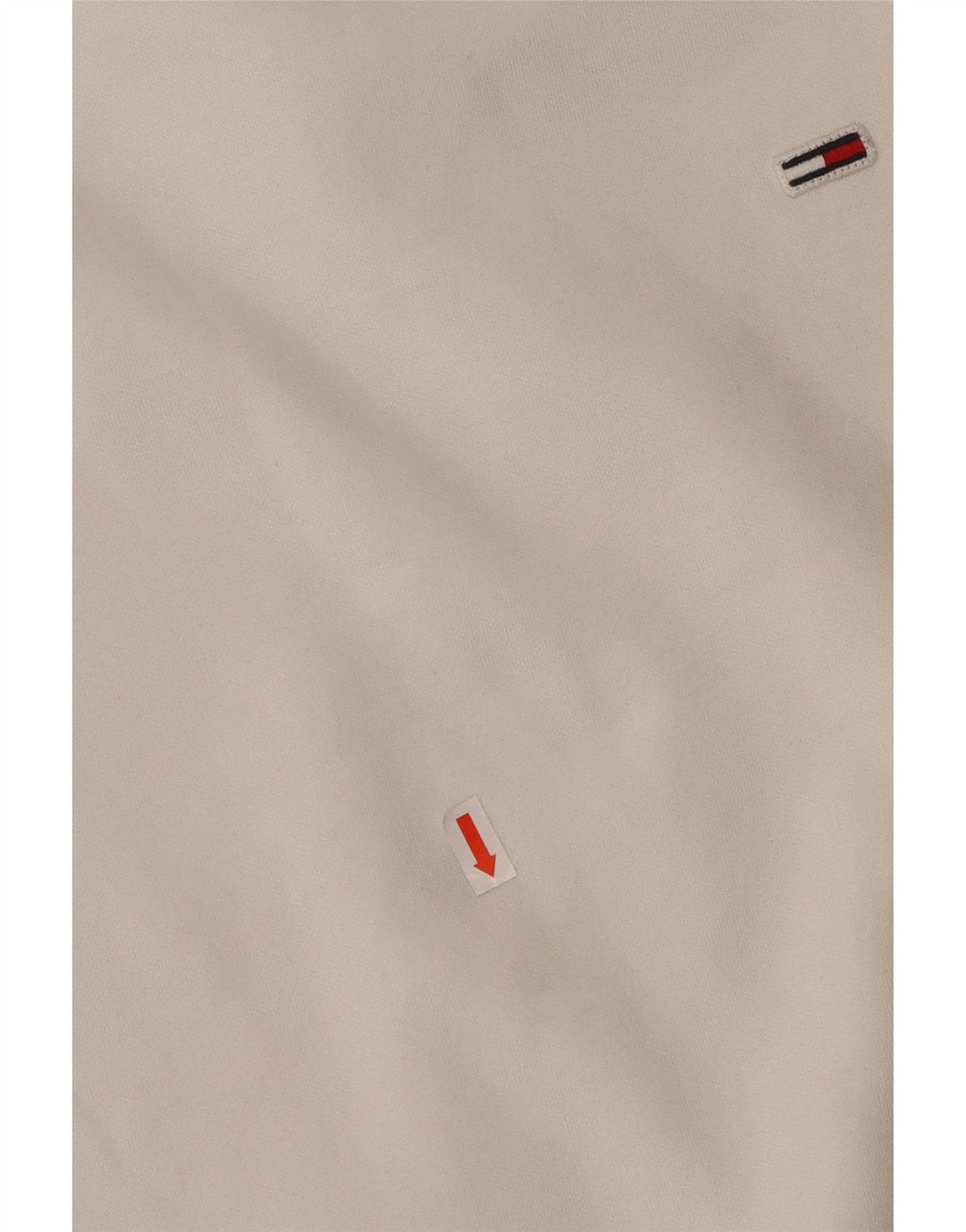 TOMMY HILFIGER Pulover supradimensionat pentru femei UK 6 XS Bumbac alb