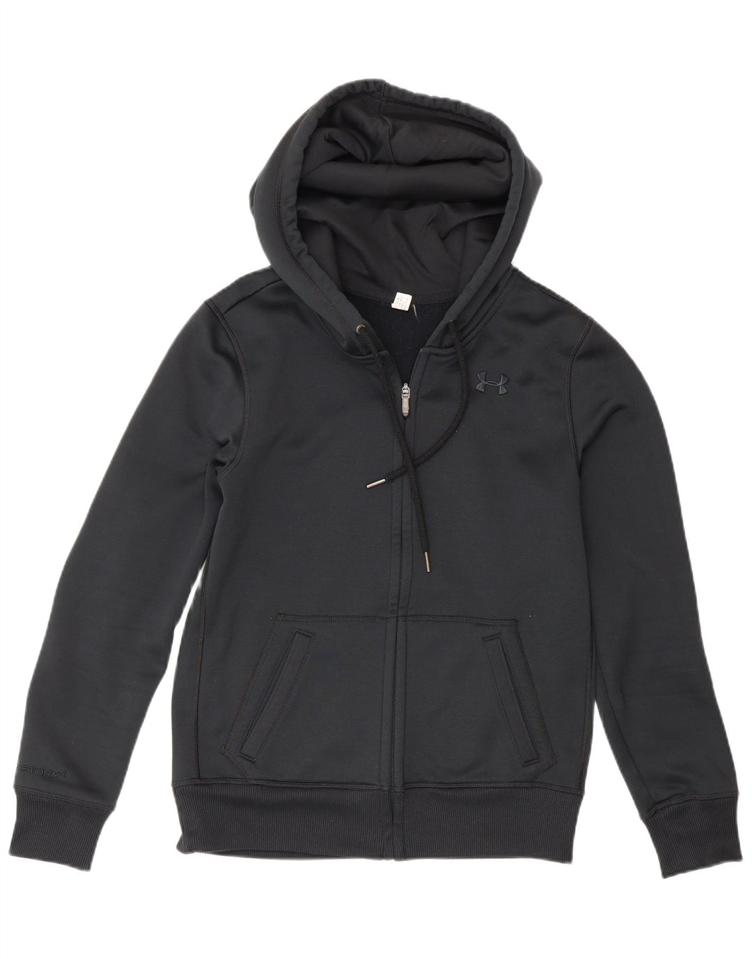 Pulover Under Armour pentru bărbați, cu fermoar, mic negru
