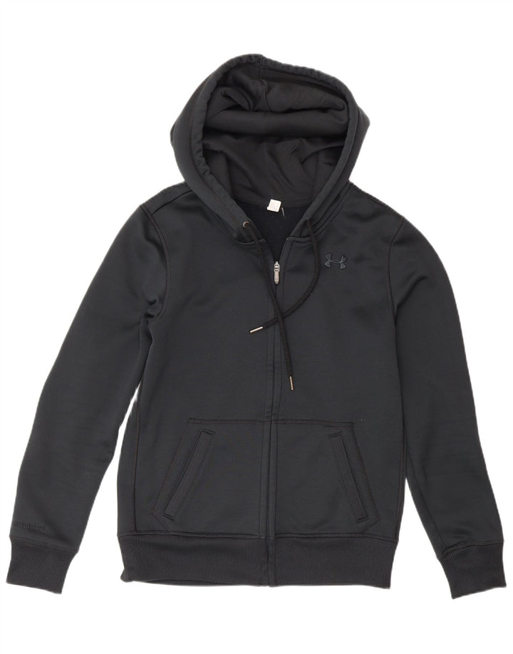 Pulover Under Armour pentru bărbați, cu fermoar, mic negru