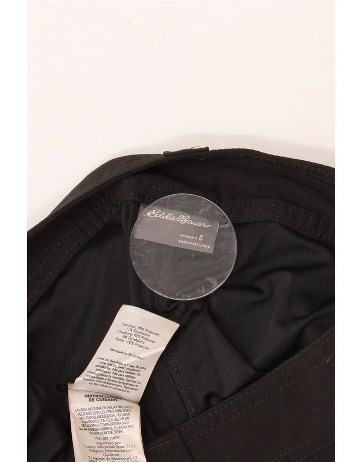 EDDIE BAUER Fusta mini pentru femei US 6 Medium W32 Poliester negru