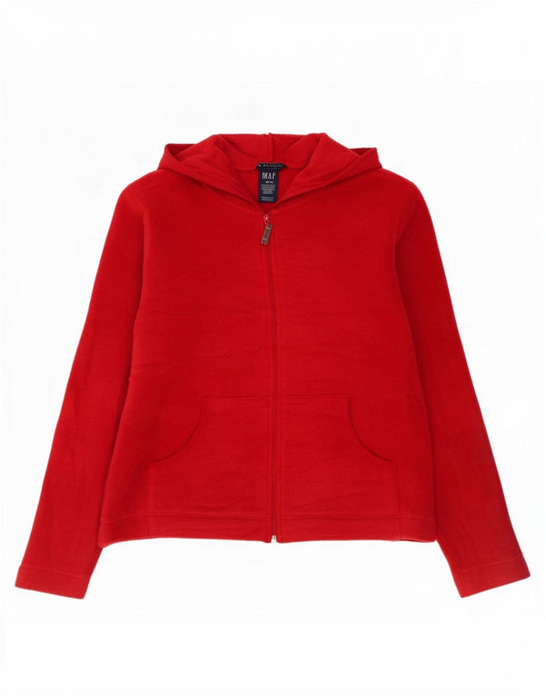Jachetă fleece elastică pentru femei Gap UK 14 Poliester roșu mediu