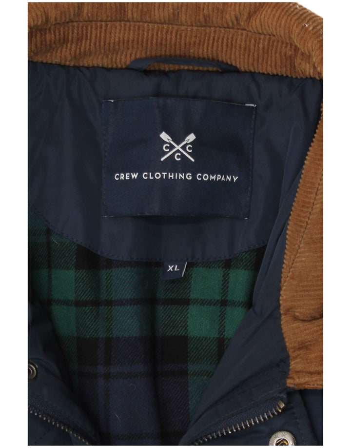 Crew Clothing Jachetă matlasată pentru bărbați UK 42 XL Bleumarin Poliester