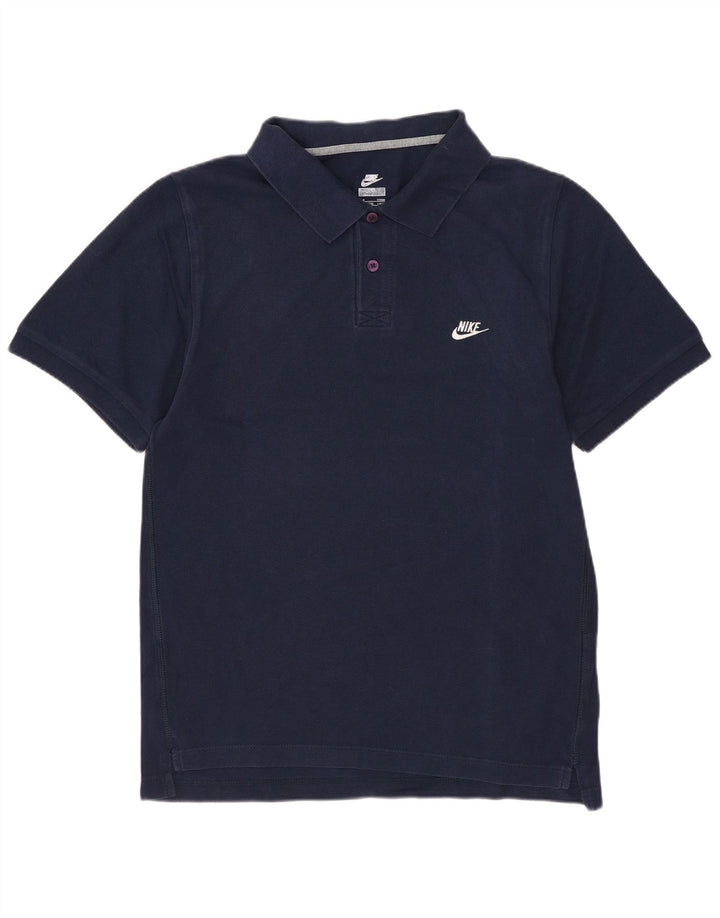 Tricou polo NIKE pentru bărbați UK 36/38 Mic bleumarin