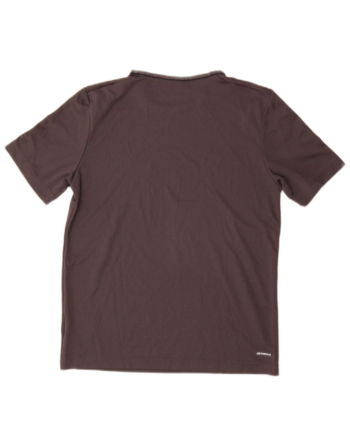 Tricou Adidas Climacool pentru femei Top UK 12 Medium Gri Poliester