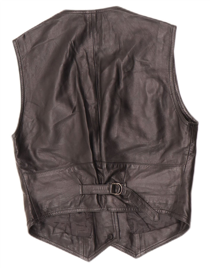 Vestă Maxime din piele crop pentru femei IT 44 Medium Black