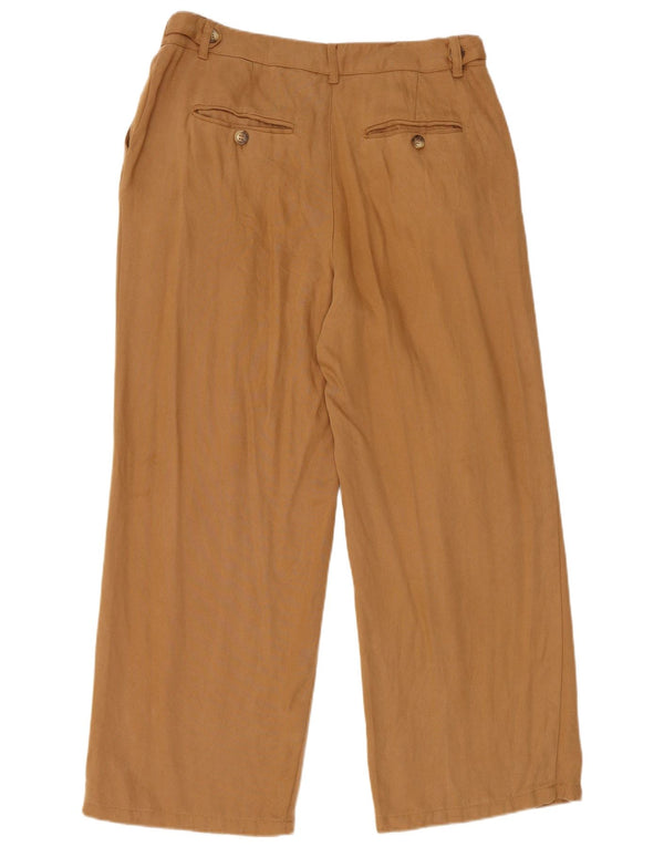 Pantaloni chino pentru femei Fat Face UK 12 Medium L32 L27 Maro Lyocell