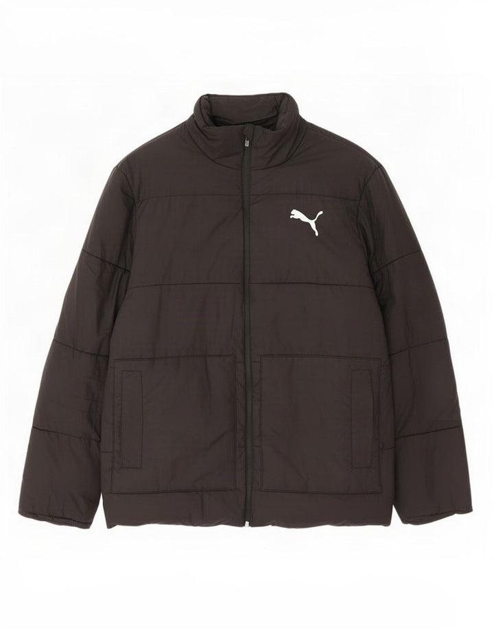 Jachetă căptușită pentru bărbați Puma UK 38 Poliester mediu negru