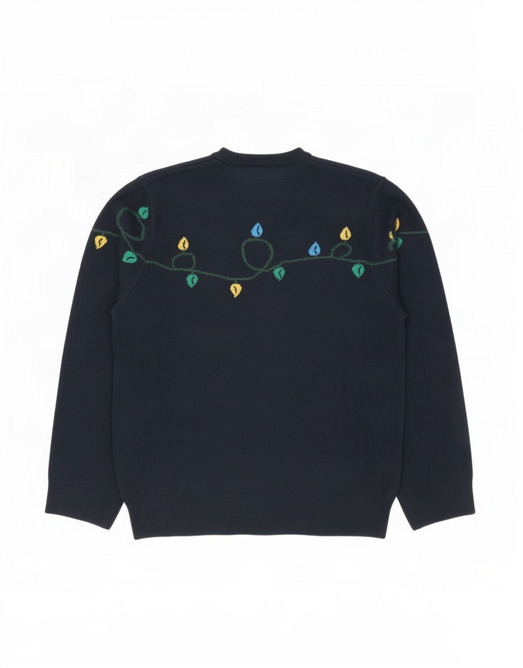 Pulover pentru bărbați Marks & Spencer cu decolteu rotund, mare, bleumarin de Crăciun