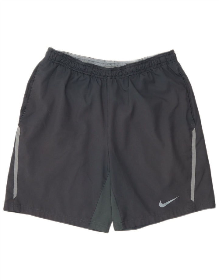 Pantaloni scurți sport Nike pentru bărbați, gri mediu