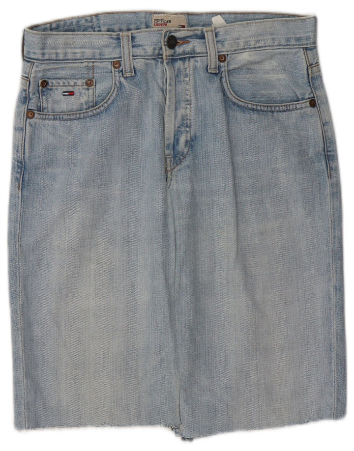 TOMMY HILFIGER Fusta de blugi pentru femei W28 bumbac albastru mediu