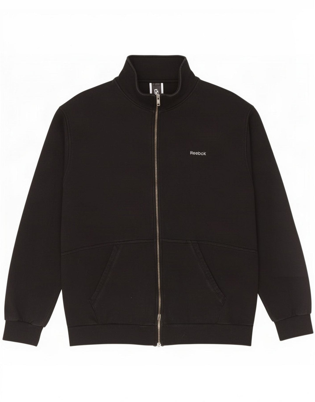 Reebok Mens Trening Top Jacket Large Black Bumbac