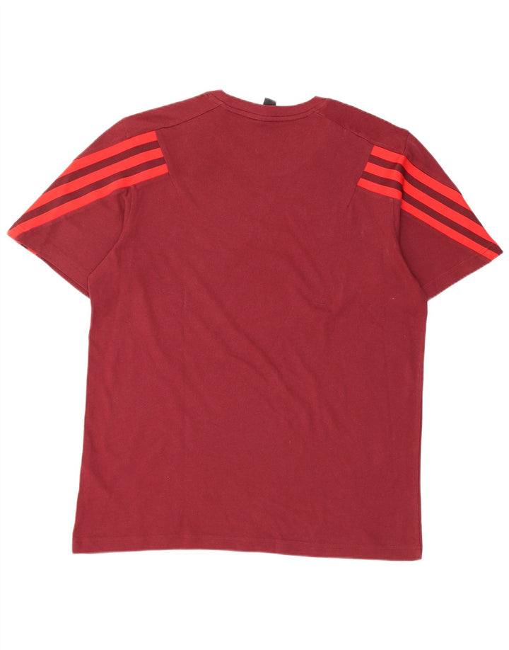 Tricou pentru bărbați ADIDAS Primegreen Top din bumbac maro mediu