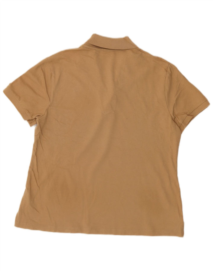 Tricou polo NAUTICA pentru femei UK 18 XL bumbac bej