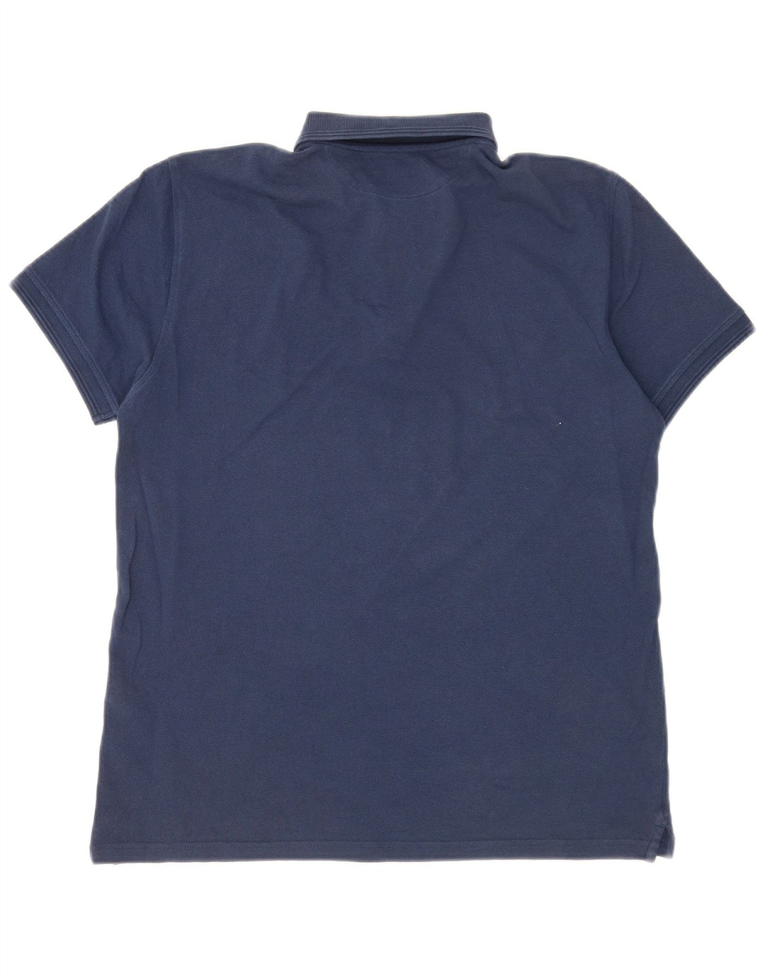 Tricou polo Massimo Dutti pentru bărbați, bumbac, albastru bleumarin mediu