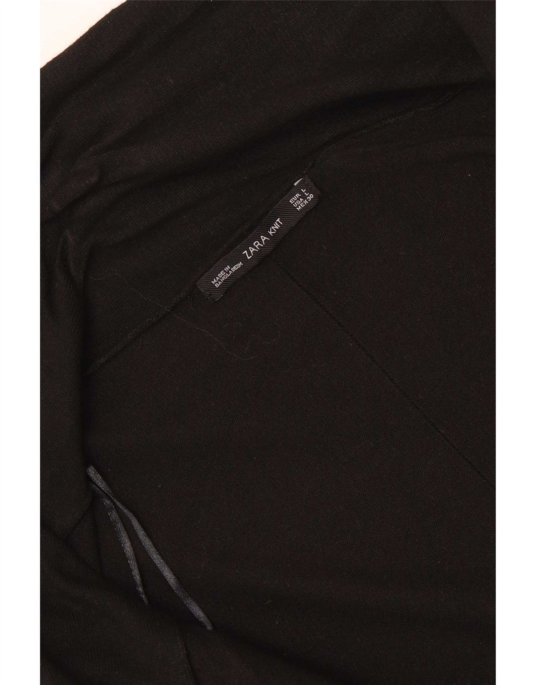 Pulover cardigan deschis pentru femei Zara UK 14 mare negru
