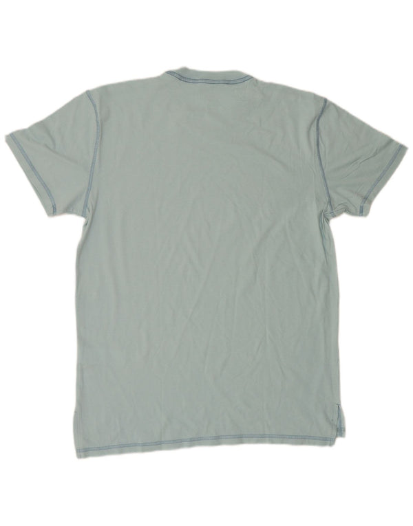Tricou pentru bărbați Hollister Top Medium Blue Bumbac