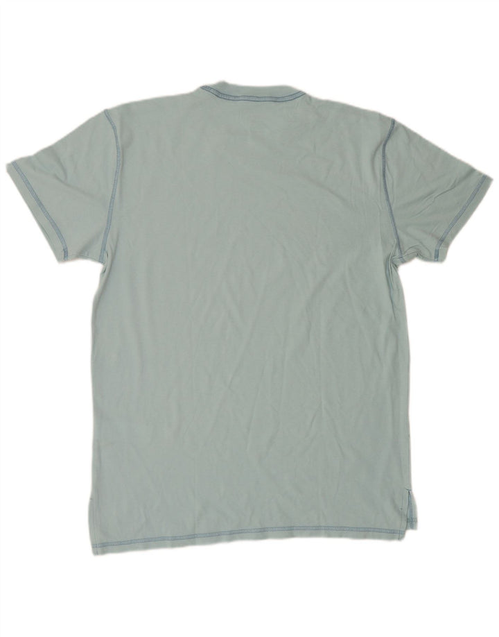 Tricou pentru bărbați Hollister Top Medium Blue Bumbac