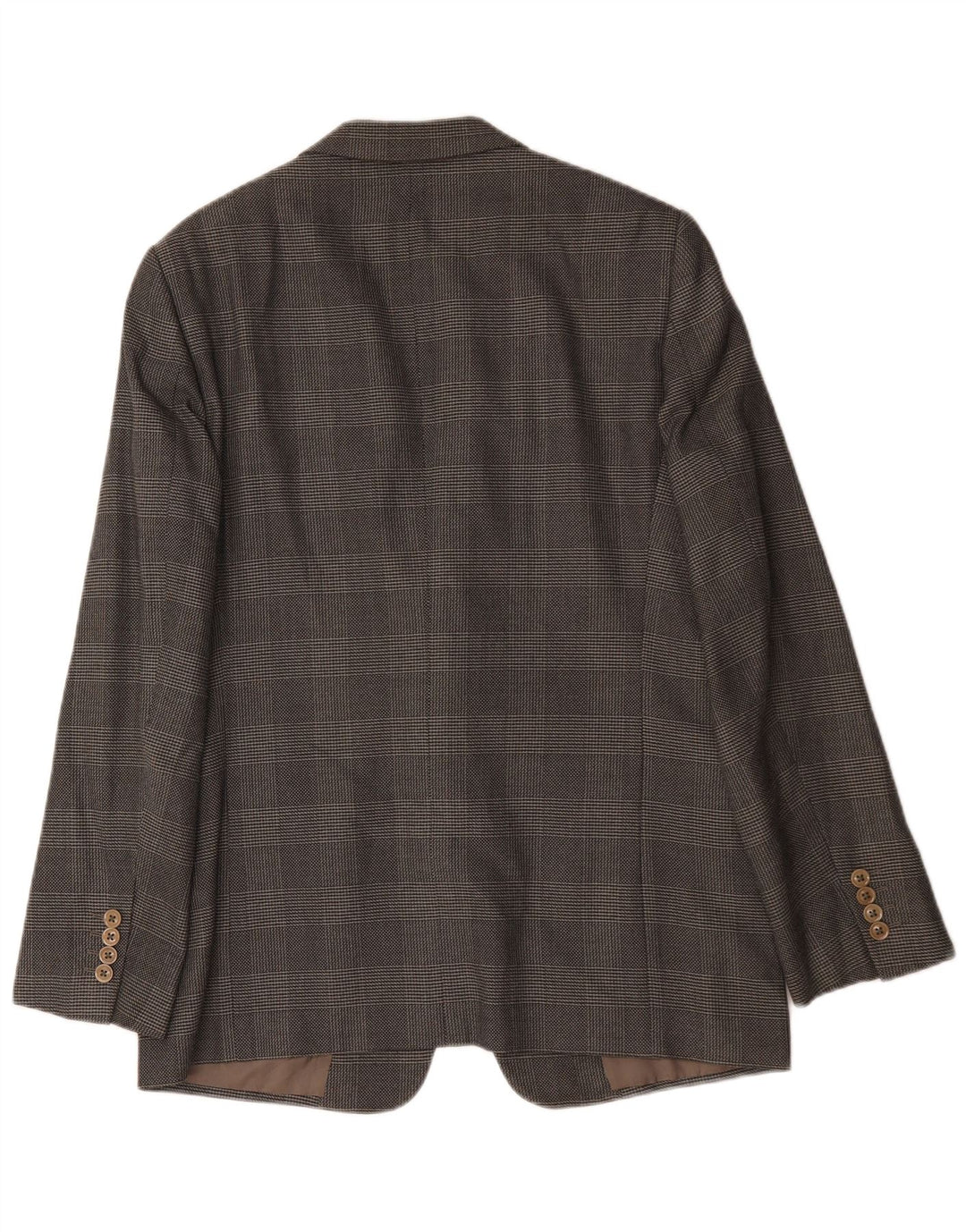 Jachetă Blazer pentru bărbați Armani cu 2 nasturi UK 38 Medium Gri Check