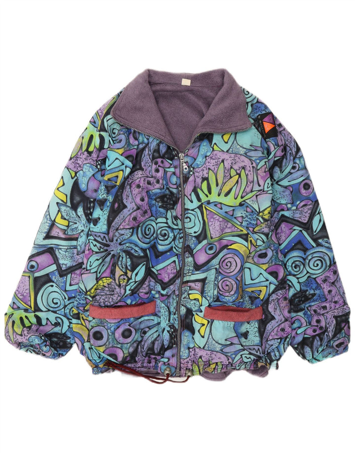 Jachetă vintage pentru bărbați UK 38 Medium Multicolor Geometric