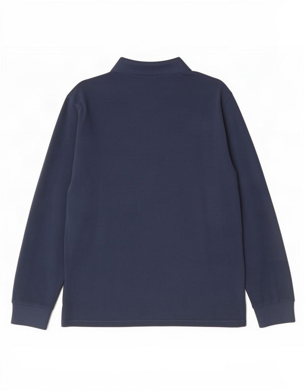 Cămașă polo cu mânecă lungă pentru bărbați Paul Smith, bumbac mare, albastru bleumarin