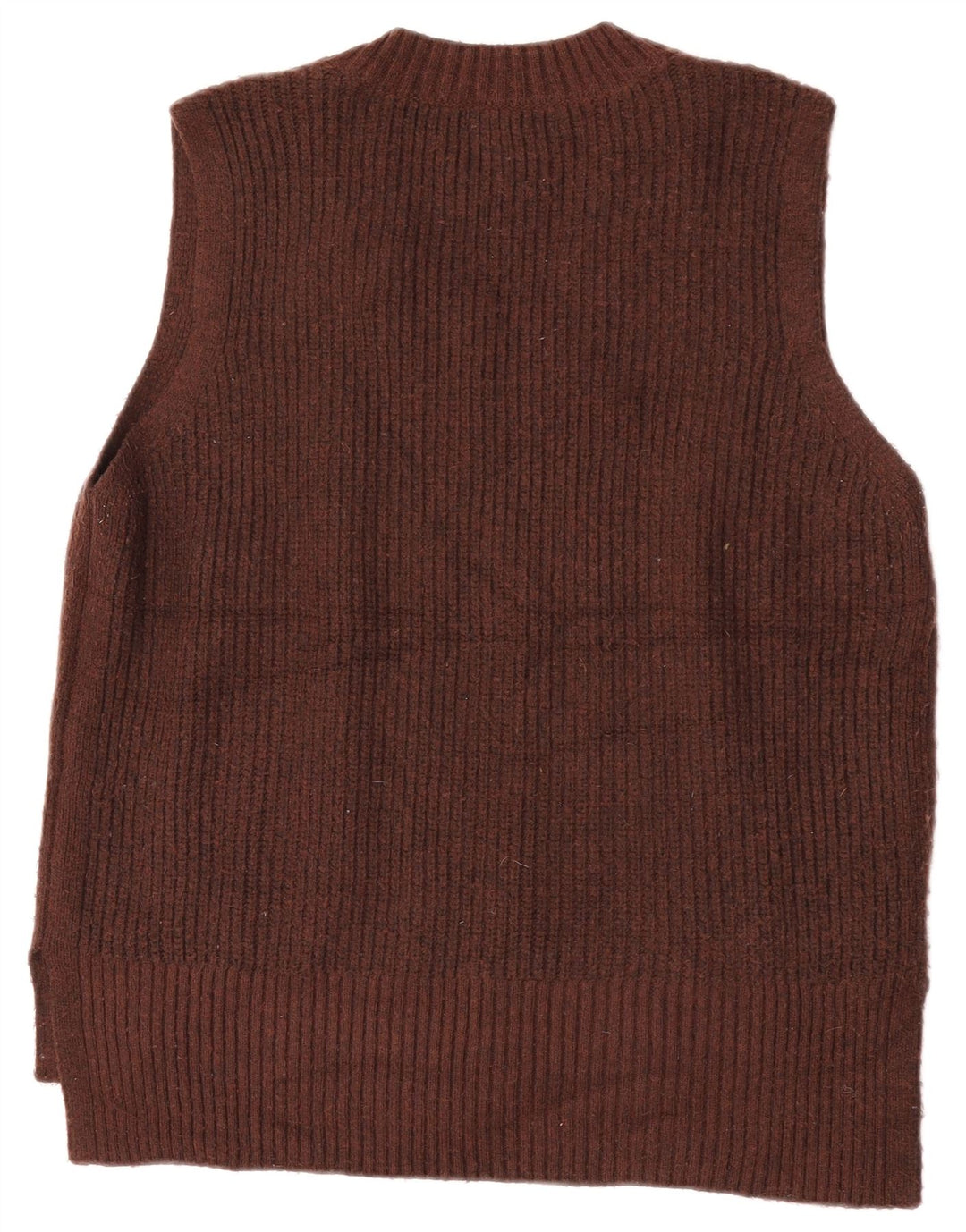 Marks & Spencer Womens Vest Tank Top UK 16 Poliester maro mare