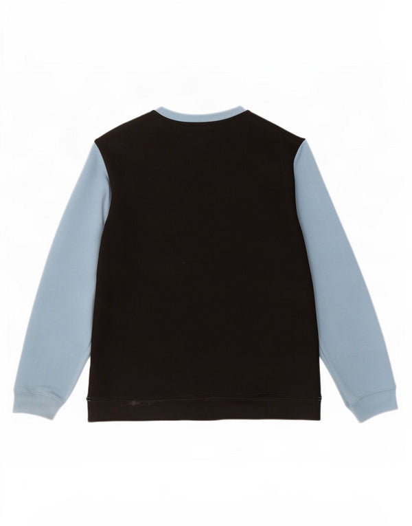 Hanorac cu grafic pentru bărbați Sergio Tacchini Pulover XL, negru, bloc de culoare