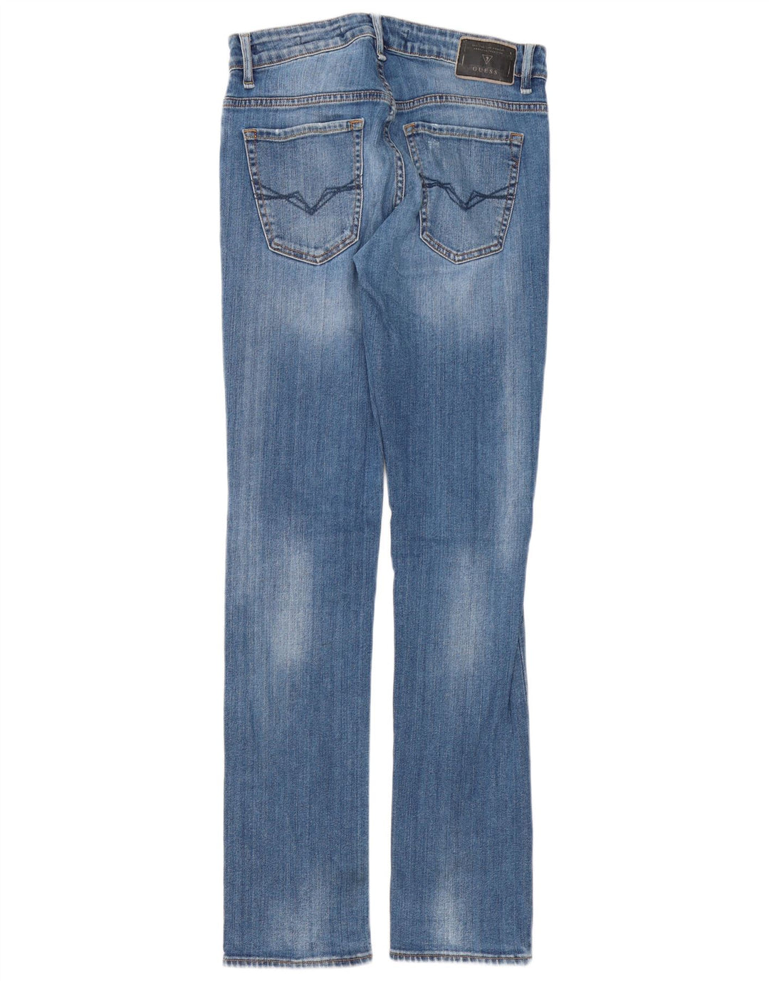 Blugi slim pentru bărbați Guess W30 L34 Bumbac albastru