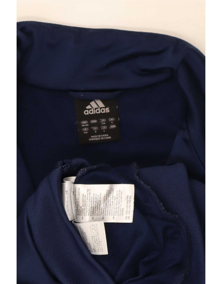 Jachetă de trening pentru bărbați Adidas Marea Britanie 38/40 Poliester, albastru bleumarin mediu