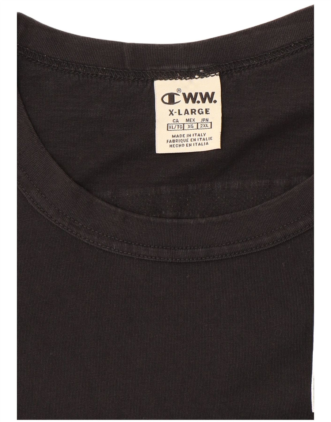Tricou grafic pentru bărbați Champion Top XL Negru