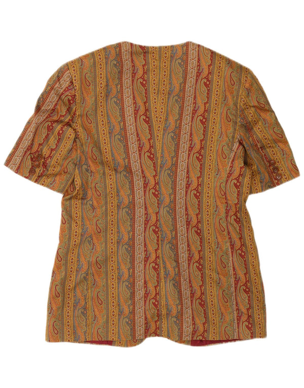 Jachetă Brooksfield pentru femei cu mânecă scurtă IT 48 XL Kaki Paisley