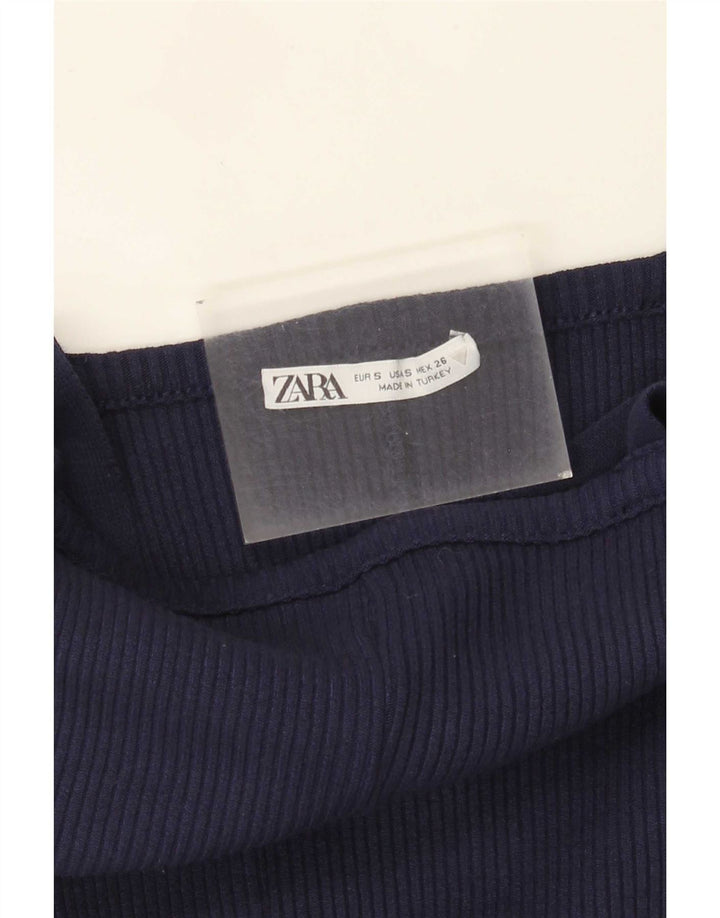 Salopetă fără mâneci pentru femei Zara UK 10 Small Bleumarin