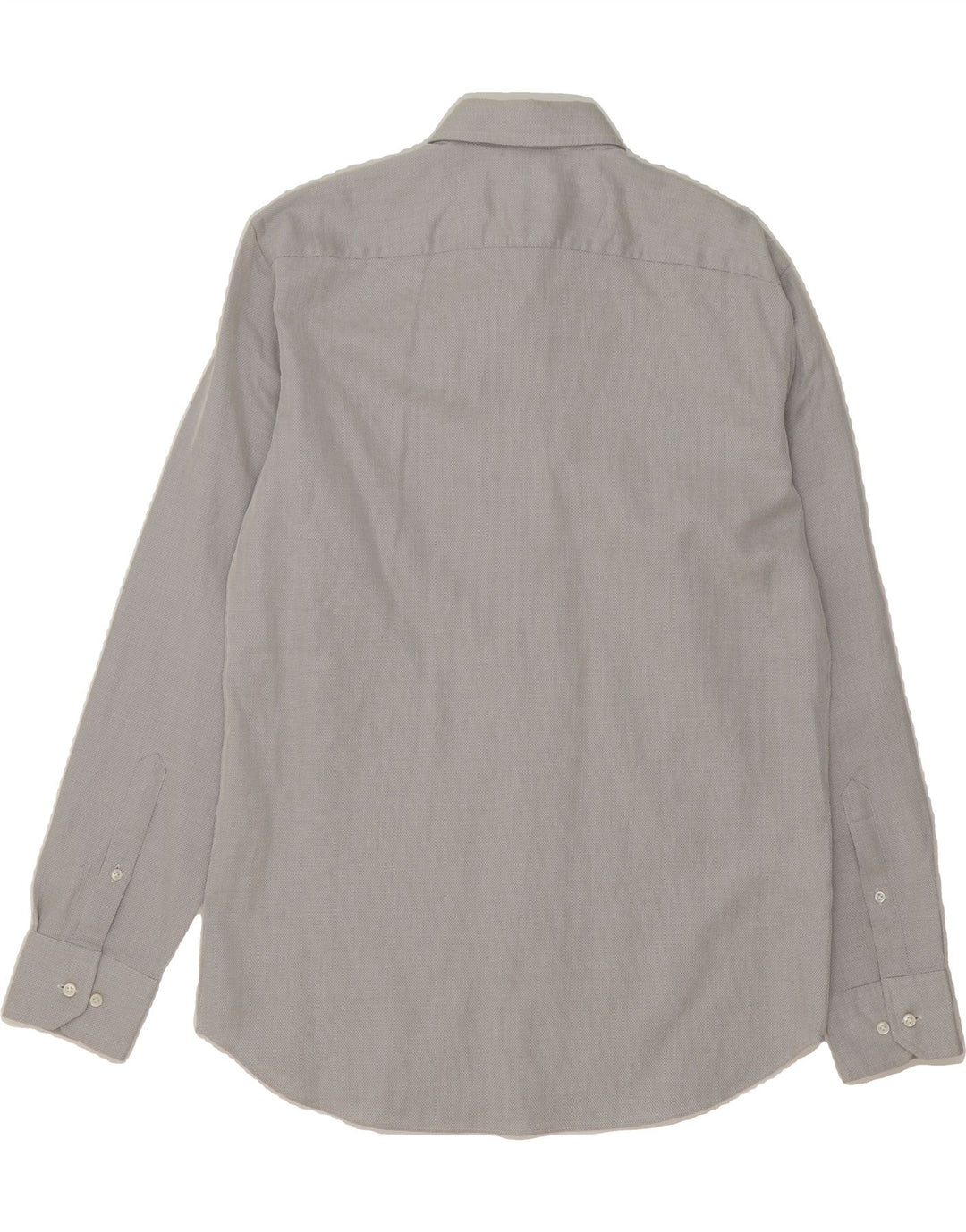 HUGO BOSS Mens Tailored Regular Fit Shirt Size 40 15 3/4 Medium Grey Check Vintage Hugo Boss and Second-Hand Hugo Boss from Messina Hembry 