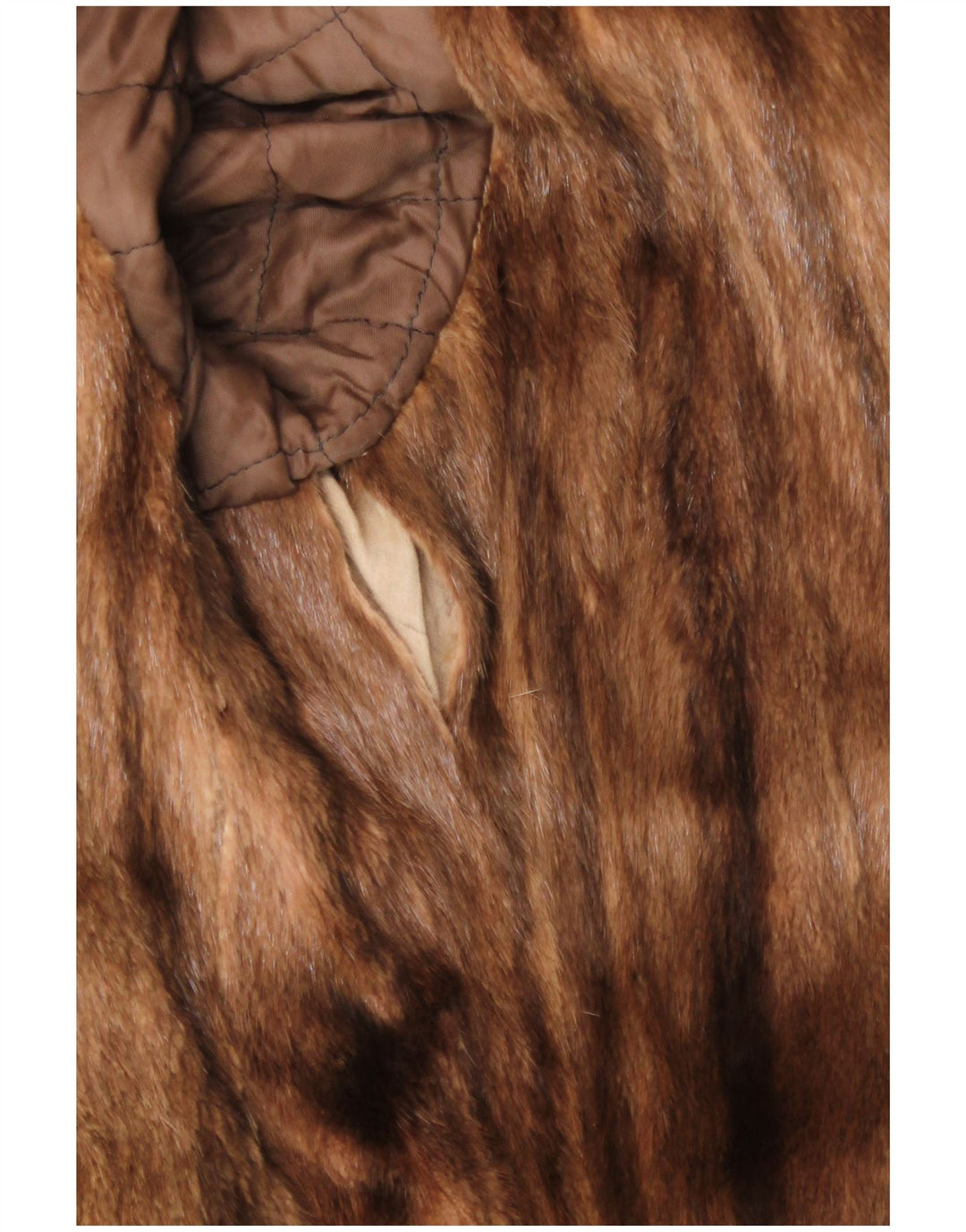 Palton din piele vintage pentru femei UK 16 mare bej