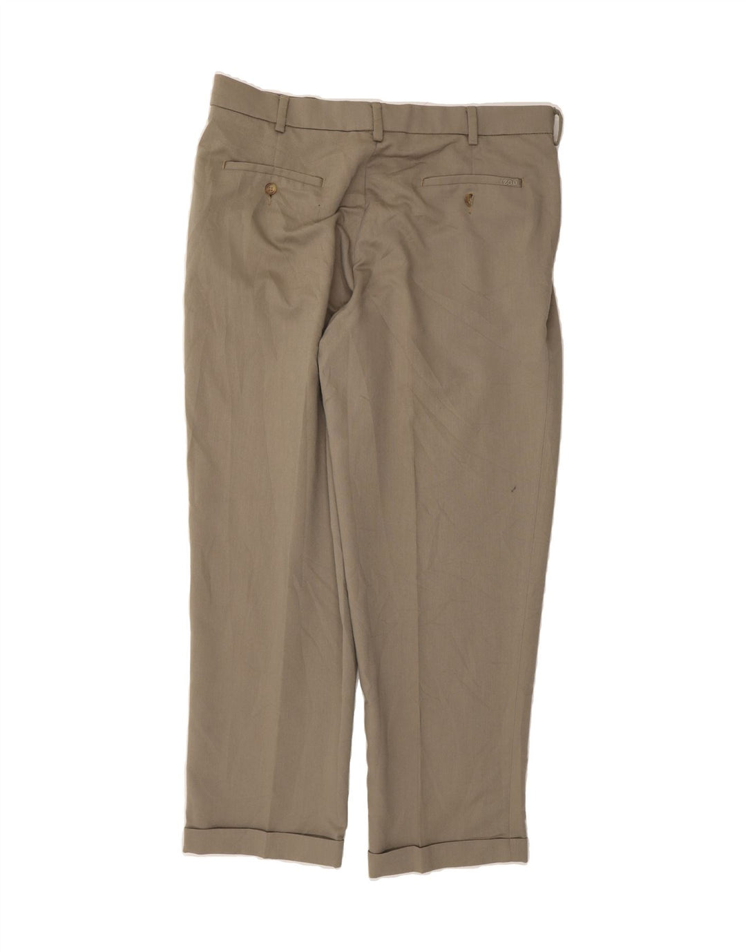 IZOD Mens Pegged Suit Trousers W36 L29 Grey Polyester Vintage Izod and Second-Hand Izod from Messina Hembry 