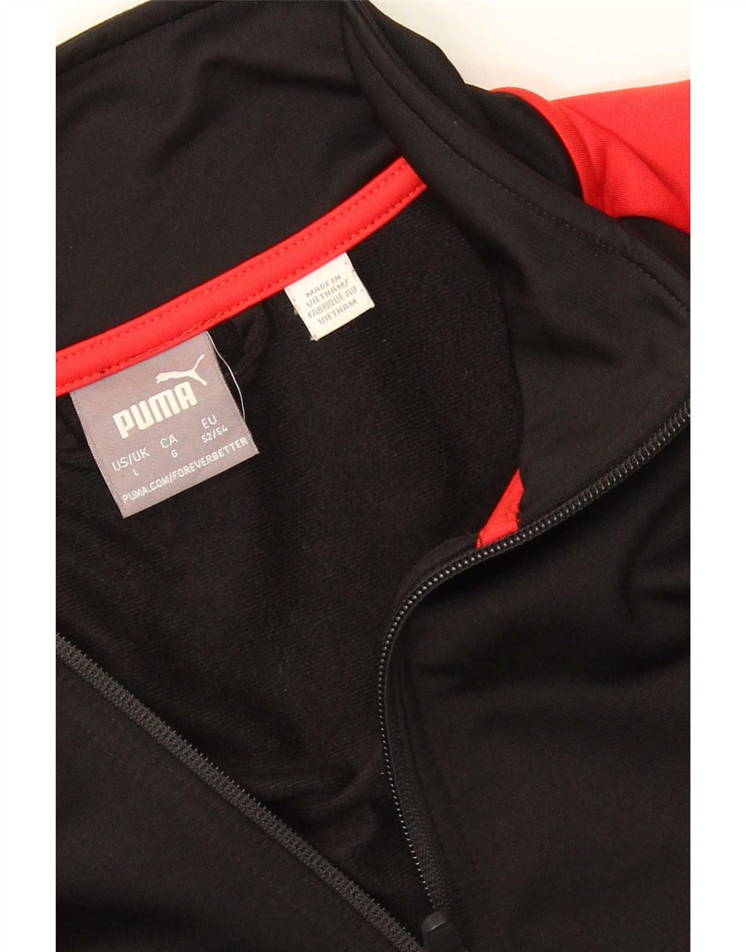 Jachetă de trening pentru bărbați Puma, mare, neagră, color block