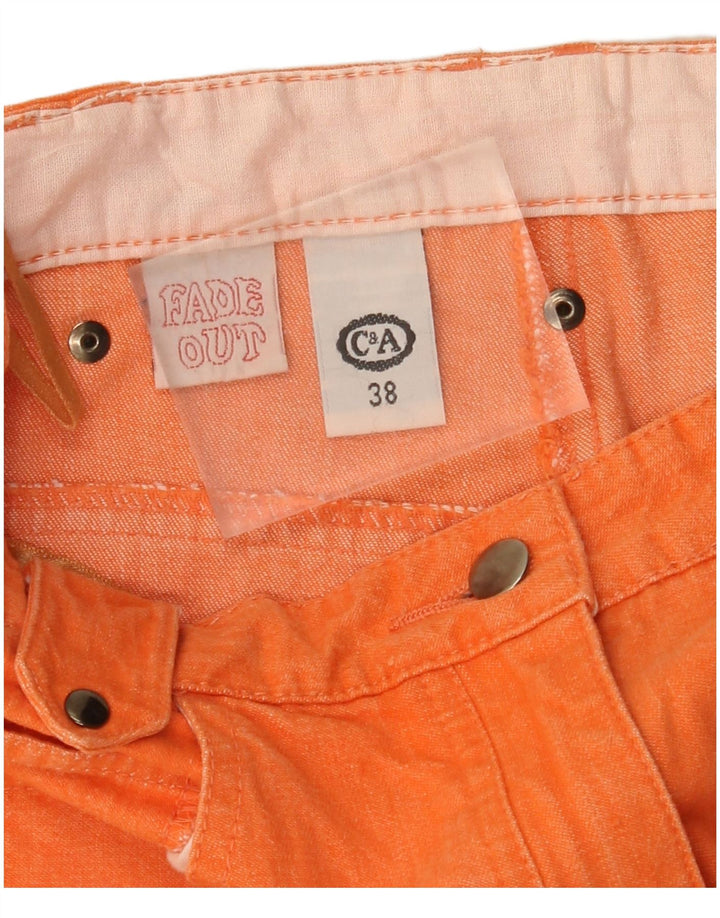 C&A Pantaloni casual conici pentru femei cu talie înaltă EU 38 Mediu L26 L31 Portocaliu